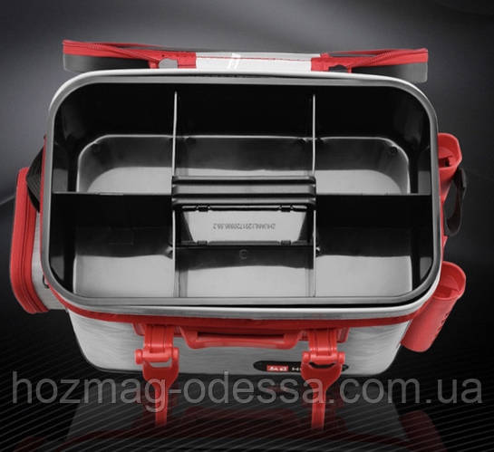 Сумка-ящик FanFish Monster NG-40 Gray с подставками для спиннинга и ...