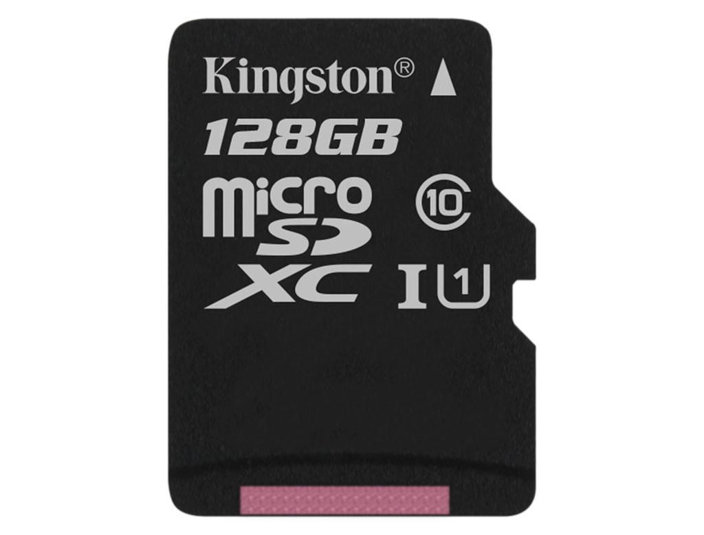 Картка пам'яті Kingston 128 GB microSDXC class 10 UHS-I Canvas Select (SDCS/128GBSP)