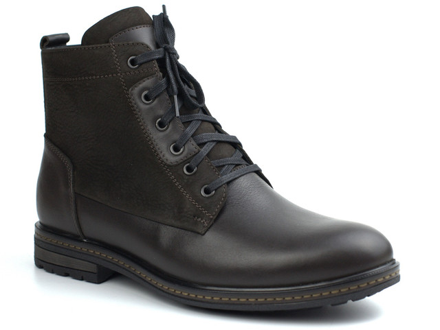 Черевики чоловічі зимові шкіряні нубук коричневыеRosso Avangard Whisper 2 Modern Brown