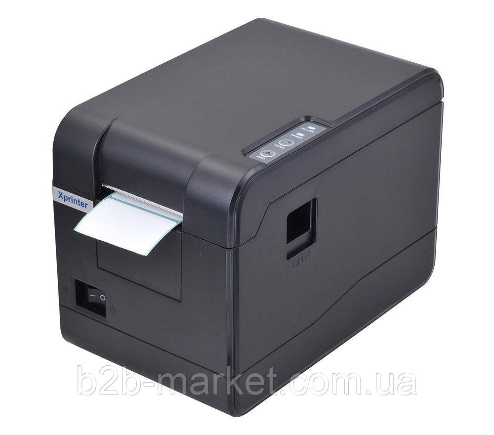 Принтер етикеток і чеків Xprinter XP-233B (ширина етикетки 20-60мм), фото 1