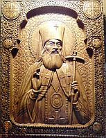 Ікона різна дерев'яна "Св. Сповідник Лука" (30х23см)