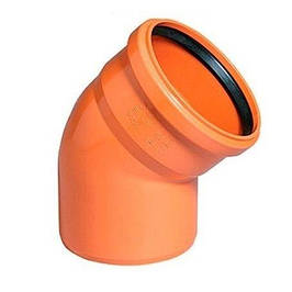 Коліно для зовнішньої каналізації