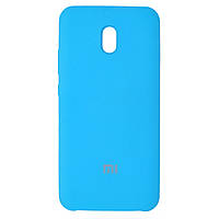 Чехол для Xiaomi Redmi 8A силиконовый противоударный Silicone Cover Case blue