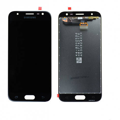 Дисплей (LCD) Samsung GH96- 10969A J330 Galaxy J3 (2017) с сенсором чёрный сервисный, фото 2