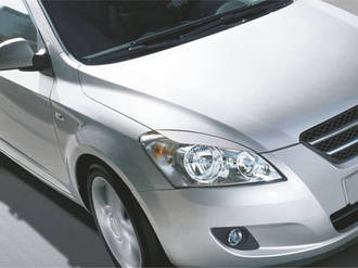 Реснички на фары Kia Ceed 2006-2012 г.в