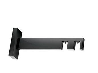 Кронштейн Marcin Dekor Скарлайн подвійний 14-17 см чорний глянець (79.20.12.132)