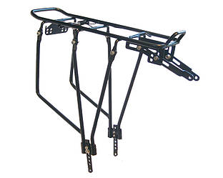 Багажник велосипедний DN CS-11С (24-29") універсальний, сталь, чорний