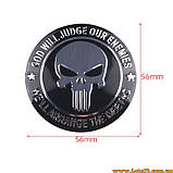 Авто значок Каратель наклейка punisher на машину авто наклейки значки марки машин на кузов бампер скло двері капот крила багажник, фото 6