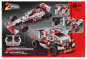 Конструктор JiSi bricks Technic 3366 Перегоновий автомобіль Formula-1, фото 1