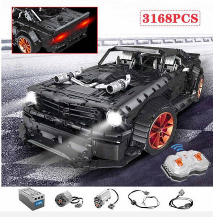 Конструктор Lepin Technic "Ford Mustang Hoonicorn V2" з мотором, фото 1