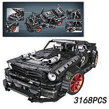 Конструктор Lepin Technic "Ford Mustang Hoonicorn V2" з мотором, фото 5