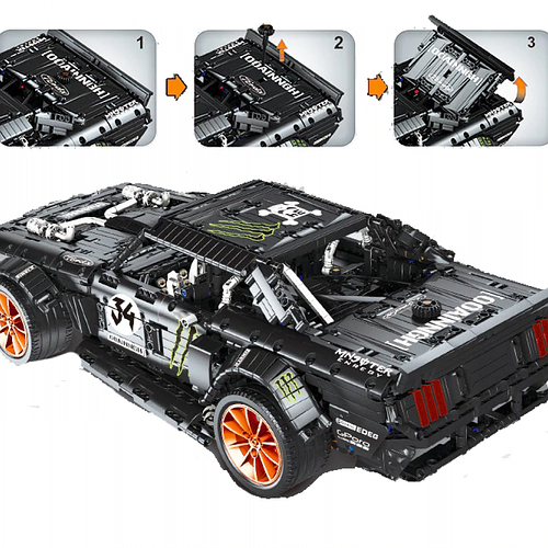 Lepin Technic Ford Mustang Hoonicorn V2 ID 7591503039938748014 3200 Prom.ua