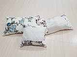 Комплект декоративних подушок Firanka Rose 40х25см 1шт 40х22см 1шт 24х22см 1шт молочні (п_0006), фото 2