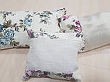 Комплект подушок Троянди сині зі вставками, 3 шт., фото 2