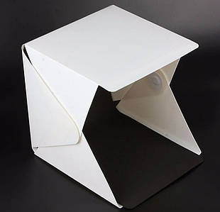 Фотобокс — лайтбокс з LED-підсвіткою для предметного знімання 20*20 (5 кольорів фону + сумка)