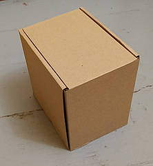 Коробка бура 117х166х166 самозбірна (скринька)