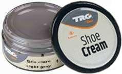 Крем для взуття сталевий сірий із гладкої шкіри 114 TRG Shoe Cream, 50 мл