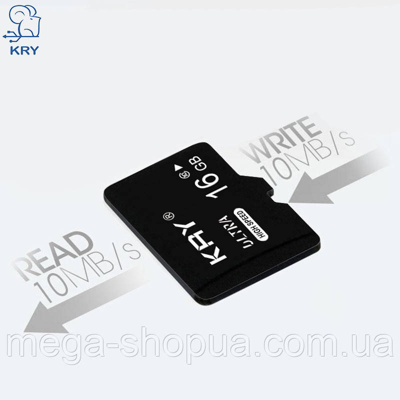 Карта памяти, флешка MicroSD 8GB Class 10 + SD Adapter микро сд 8 гб ...