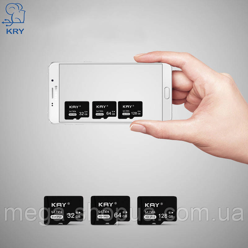 Карта памяти, флешка MicroSD 8GB Class 10 + SD Adapter микро сд 8 гб ...