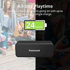 Бездротова Bluetooth колонка Tronsmart Element T2 Plus T2+ водонепроникна, фото 2