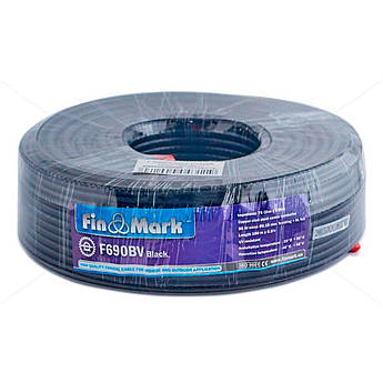 Коаксіальний кабель FinMark F690BV Black 100 м