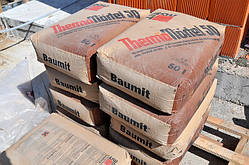 Теплий розчин Бауміт Термомертель (Baumit ThermoMörtel 50) для кладки блоків Porotherm