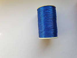 Нитка люрексова металізована  для ручної вишивки. Синя.