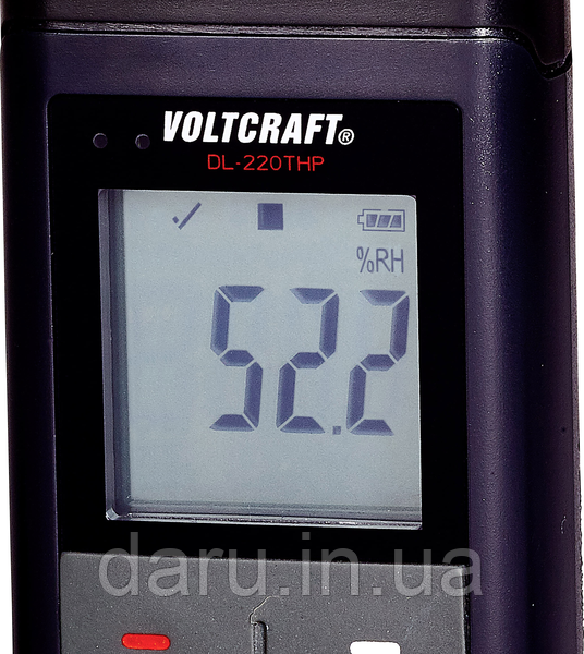 Регистратор температуры, влажности и давления Voltcraft DL-220 THP (-30...+60°C; 0-100%) IP65. Германия - фото 6 - id-p1102559853