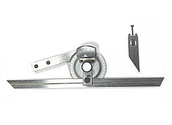 Універсальний кутомір з лупою MK-360 (0-360°; ±5') 300 мм