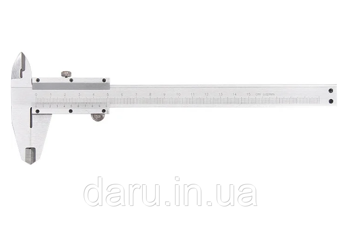 Штангенциркуль ШЦ-200 (0-200 мм; ±0,05 мм) з глибиноміром