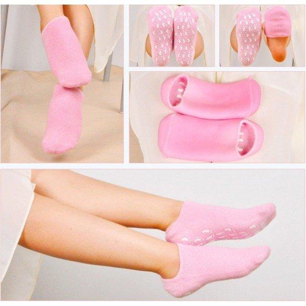 Шкарпетки гелеві зволожувальні Spa gel gloves