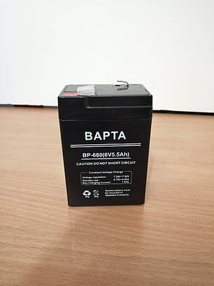 Акумуляторна батарея Варта ВР-680 6V/5A, фото 2