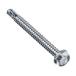 Болт зі свердлом, оцинкований, шестигранна головка, 5.5 х 50 мм