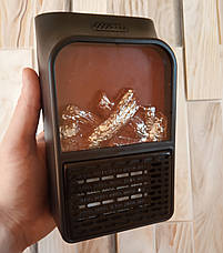 Портативний обігрівач з LCD дисплеєм Flame Heater, тепловентилятор, камін (Реальні фото!), фото 3