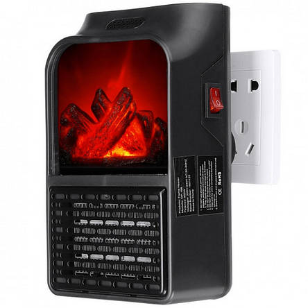 Портативний обігрівач з LCD дисплеєм Flame Heater, тепловентилятор, камін (Реальні фото!), фото 2