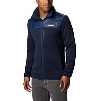 Темно-синий мужской джемпер Columbia Canyon Point Sweater Fleece Full Zip 1866692-464