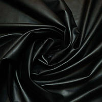 Шкірзам на замші чорний матовий