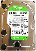 Жесткий диск для компьютера Western Digital Caviar Green 500GB 3.5" 32MB 5400rpm 3Gb/s (WD5000AADS) SATAII Б/У