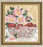 Схема для вишивки бісером Черешні в кришталі