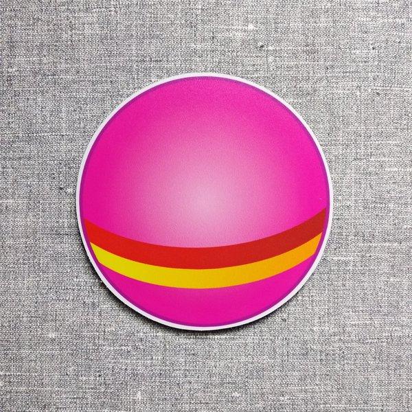 М'ячик рожевий магніт. Фігурка для магнітної дошки