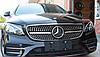 Решітка радіатора Mercedes W213 стиль AMG Diamond (чорний глянець), фото 3