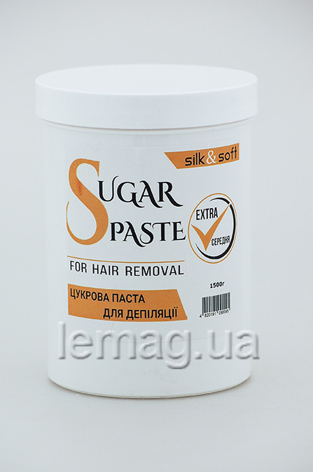 Silk&Soft Цукрова паста Extra - Екстра (середня) 1000 гр, фото 1