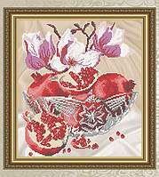 Схема для вишивки бісером Гранат в кришталі