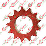 Зірочка натягу Z13 головного ланцюга нижня на прес-підбирач Famarol Z-511 88245-511-004-154 5511/004-04-001 5511/00415, фото 2