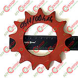 Зірочка натягу Z13 головного ланцюга нижня на прес-підбирач Famarol Z-511 88245-511-004-154 5511/004-04-001 5511/00415, фото 3