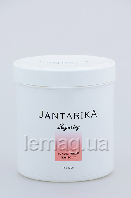 JantarikA Золота цукрова паста Luxury Gold Semisolid - Напівтверда, 1400 г, фото 1