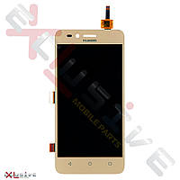 Дисплей Huawei Y3 II (4G, LTE version) (LUA-L21), с тачскрином Gold