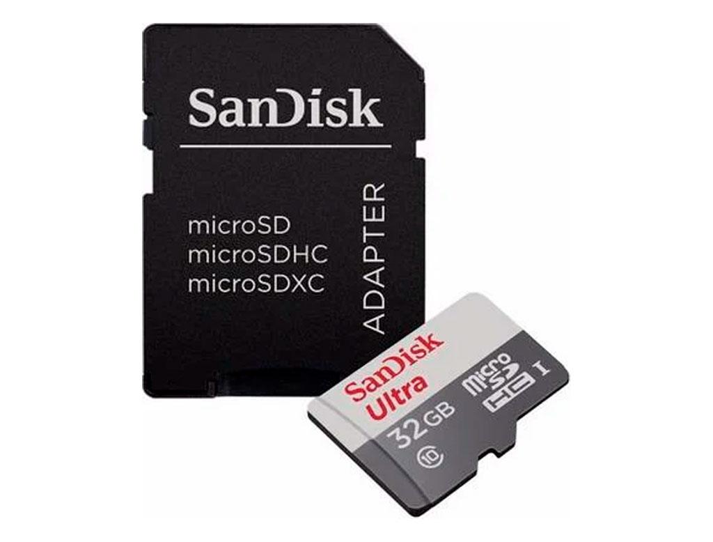 Картка пам'яті SANDISK 32 GB Micro-SDHC Class 10 UHS-I Ultra (SDSQUNS-032G-GN3MA)