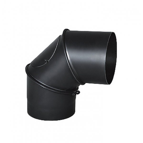 Коліно 90° поворотне з ревізією з низьколегованої сталі 2мм, фото 1