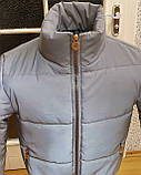 Світловідбиваюча жіноча куртка р. з 38 по 48 модель вик.рефлектив, фото 8